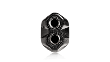 Akrapovic Slip-on Line Titanium Black Einddemper met E-keur Kawasaki Z H2 2020 > 2024