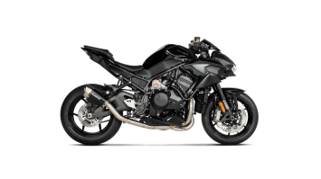 Akrapovic Slip-on Line Titanium Black Einddemper zonder E-keur Kawasaki Z H2 2020 > 2025