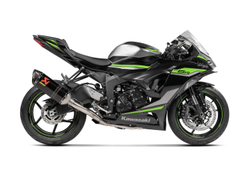 Akrapovic Racing Line Carbon Compleet Uitlaatsysteem zonder E-keur Kawasaki Ninja ZX-6R 2023 - 2025