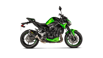 Akrapovic Slip-On Line Carbon Einddemper met E-keur Kawasaki Z900 2020 > 2024