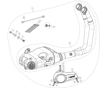 Akrapovic Racing Line RVS Volledig Uitlaatsysteem met E-keur GSX-8S / 8R / 8T / 8TT 2022 - 2025