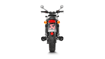 Akrapovic Slip-on Line Titanium Einddemper Set met E-keur Triumph Bonneville T100 2017 - 2020