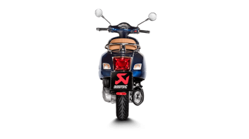 Akrapovic Slip-on Line RVS Einddemper zonder E-keur Vespa GTS 300 / Sei Giorni / Super 2021 > 2024