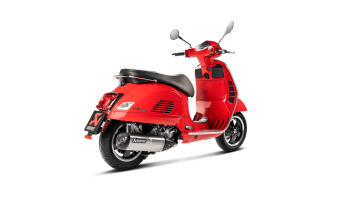 Akrapovic Slip-on Line RVS Einddemper met E-keur Vespa GTS Super 125 / Sport / Tech 2009 > 2016
