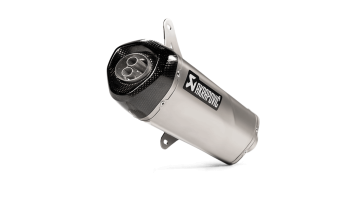 Akrapovic Slip-on Line RVS Einddemper met E-keur Vespa GTS Super 125 / Sport / Tech 2009 > 2016