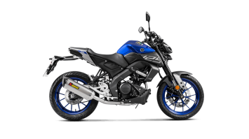 Akrapovic Racing Line Titanium Volledig Uitlaatsysteem met E-keur Yamaha MT-125 2020