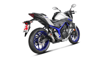 Akrapovic Slip-on Line RVS Einddemper zonder E-keur Yamaha MT03 2016 > 2021