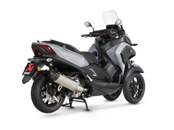 Akrapovic Slip-On Line RVS Einddemper met E-keur incl. Katalysator Yamaha Tricity 300 2021 - 2024