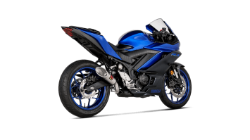 Akrapovic Slip-on Line Titanium Einddemper zonder E-keur Yamaha R3 2022 - 2025