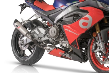 QD Exhaust Full system Titanum Tricone met E-keur Aprilia Tuono 660 2021 -