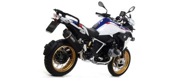 Arrow Maxi Race-Tech Aluminium Dark Einddemper met carby end cap met E-keur BMW R 1250 GS / Adventure 2019 - 2024