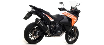Arrow Maxi Race-Tech Aluminium Dark Einddemper met E-keur KTM 1290 Super Adventure 2015 > 2020