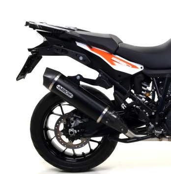 Arrow Maxi Race-Tech Aluminium Dark Einddemper met E-keur KTM 1090 Adventure 2017 > 2019