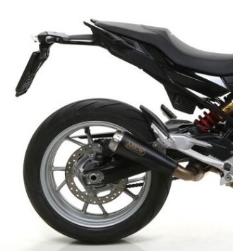 Arrow Pro-Race Nichrom Black Slip-on Einddemper met E-keur incl. Linkpipe 71729MI BMW F900XR 2020 > 2024