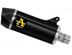 Arrow Indy Race Aluminium Black Einddemper met E-keur Yamaha MT-10 2022 - 2024