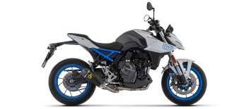Arrow Works Nichrom Dark Carbon Endcap volledig uitlaatsysteem met E-Keur Suzuki GSX-8S / GSX-8R 2023 – 2025