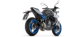 Arrow Works Nichrom Dark Carbon Endcap volledig uitlaatsysteem met E-Keur Suzuki GSX-8S / GSX-8R 2023 – 2025