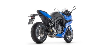 Arrow Works Nichrom Dark Carbon Endcap volledig uitlaatsysteem met E-Keur Suzuki GSX-8S / GSX-8R 2023 – 2025
