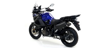 Arrow Maxi Race-Tech Aluminium Dark met Carbon Endcap Einddemper met E-keur Yamaha XT 1200 Z Super Tenere 2010 > 2020