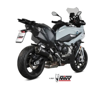 Mivv Delta Race RVS Black Einddemper met E-keur BMW S 1000 XR 2020 > 2024