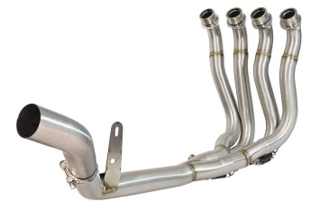 Black Widow RVS Decat Bochtenset RVS incl. Linkpipe voor GSX-S 1000 / F Gen1 2015 - 2020