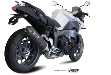Mivv Oval Carbon met Carbon Cap Slip-on Einddemper met E-keur BMW K 1300 R / S 2009 > 2016