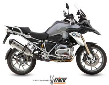 Mivv Speed Edge RVS Slip-on Einddemper met E-keur Euro3 en Euro4 BMW R 1200 GS 2013 > 2018