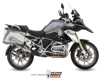 Mivv Speed Edge RVS Slip-on Einddemper met E-keur Euro3 en Euro4 BMW R 1200 GS 2013 > 2018