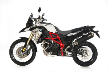 BOS Oval 120 Black Edition Einddemper met E-keur BMW F 800 GS / Adventure 2008 > 2016