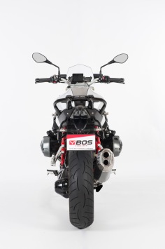 BOS Desert Fox RVS Matt Einddemper met E-keur BMW R 1200 R 2015 > 2016