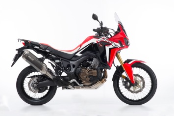 BOS Desert Fox Carbon Steel Einddemper met E-keur Honda CRF 1000 Africa Twin (SD04) 2015 - 2017