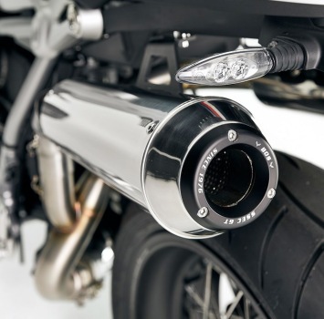 BOS SSEC GT (2-2) RVS Polished Einddemper Set met Euro4 Keuring BMW R nine T (alle Modellen) 2014 - 2020