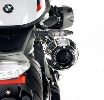 BOS SSEC GT (2-2) RVS Polished Einddemper Set met Euro4 Keuring BMW R nine T (alle Modellen) 2014 - 2020