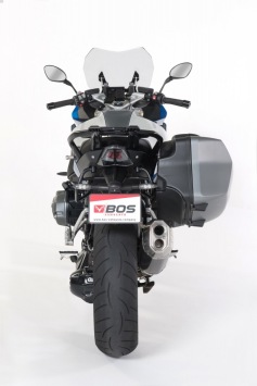 BOS Desert Fox Carbon Steel Einddemper met Euro4 Keuring BMW R 1200 RS 2017 > 2018