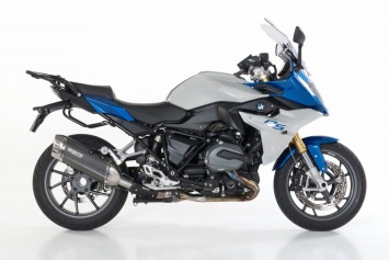 BOS Desert Fox Carbon Steel Einddemper met Euro4 Keuring BMW R 1200 RS 2017 > 2018