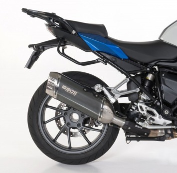 BOS Desert Fox Carbon Steel Einddemper met Euro4 Keuring BMW R 1200 RS 2017 > 2018