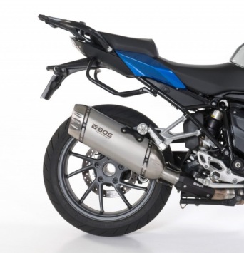 BOS Desert Fox RVS Matt Einddemper met Euro4 Keuring BMW R 1200 RS 2017- 2018