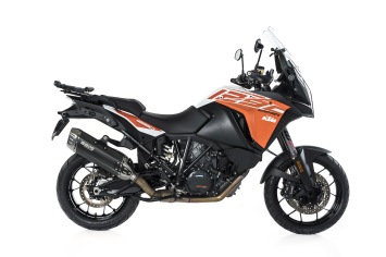 BOS Desert Fox Carbon Steel Einddemper met E-keur KTM 1290 Super Adventure R / S / T 2017 > 2020