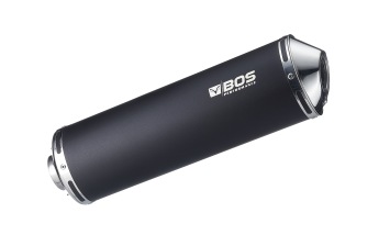 BOS Oval 120 Black Edition Einddemper met E-keur BMW R 1200 GS / Adventure 2004 > 2009