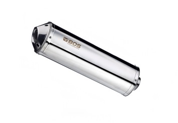 BOS GP-2 RVS Polished Einddemper met E-keur Suzuki GSF 1200 Bandit 1996 - 2003