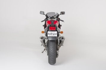 BOS Original (4-2) RVS Einddemper Set (L+R) met E-keur Yamaha TRX 850 1995 - 1999