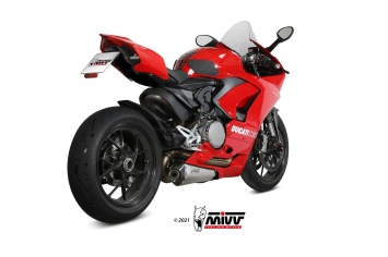 Mivv Delta Race RVS Einddemper met E-keur Ducati Panigale V2 2020 > 2024