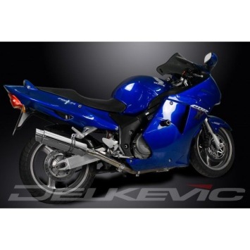 Delkevic volledig systeem Round RVS 350mm zonder e-keur - CBR1100XX BLACKBIRD (1996-2009)