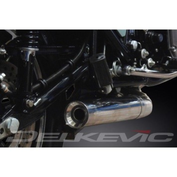 Delkevic volledig systeem Short Straight RVS 350mm zonder e-keur - Z1-R (1979-1980)