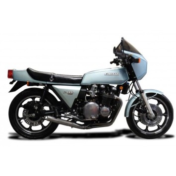 Delkevic volledig systeem Short Straight RVS 350mm zonder e-keur - Z1-R (1979-1980)