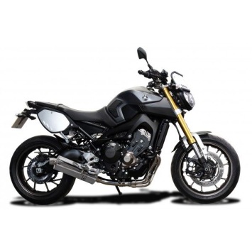 Delkevic volledig systeem Oval RVS 350mm zonder e-keur - MT-09 Sport Tracker 2015-2019