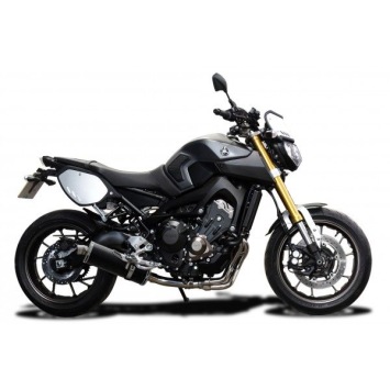 Delkevic volledig systeem Oval Carbon 350mm zonder e-keur - MT-09 Sport Tracker 2015-2019