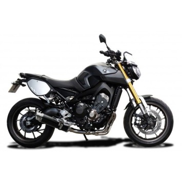 Delkevic volledig systeem Round Carbon 350mm zonder e-keur - MT-09 Sport Tracker 2015-2019