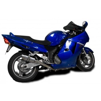 Delkevic volledig systeem Round RVS 200mm zonder e-keur - CBR1100XX BLACKBIRD (1996-2009)