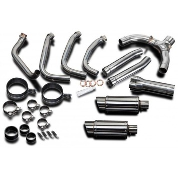 Delkevic volledig systeem Round RVS 200mm zonder e-keur - CBR1100XX BLACKBIRD (1996-2009)